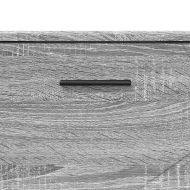 Шкаф за баня с чекмедже с врата Сив Сонома 76,5 x 35 x 64 см