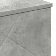 Шкаф за баня със съхранение Циментено сиво 60 x 35 x 80 см