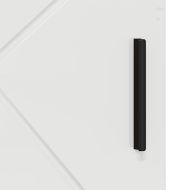 Шкаф за баня със съхранение Лъскаво бяло 60 x 35 x 80 см