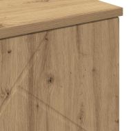 Шкаф за баня Дъб 60 x 35 x 80 см Инженерно дърво & Метал