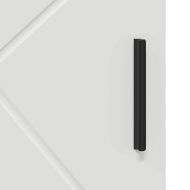 Шкаф за баня Бяло 30 x 35 x 95 см Инженерно дърво & Метал