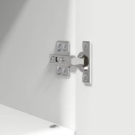 Шкаф за баня Бяло 30 x 35 x 95 см Инженерно дърво & Метал