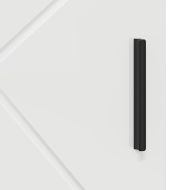 Шкаф за баня със съхранение Лъскаво бяло 30 x 35 x 95 см