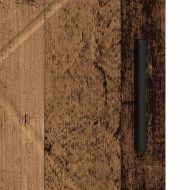 Шкаф за баня със съхранение с врата Старо дърво 30 x 35 x 95 см