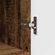 Шкаф за баня със съхранение с врата Старо дърво 30 x 35 x 95 см