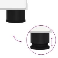 Шкаф за баня Бяло 30 x 35 x 80 см Инженерно дърво & Метал