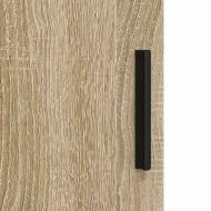 Шкаф за баня Сонома дъб 30 x 35 x 80 см Инженерно дърво & Метал