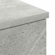 Шкаф за баня с чекмедже с врата Циментено сиво 30 x 35 x 80 см