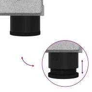 Шкаф за баня с чекмедже с врата Циментено сиво 30 x 35 x 80 см