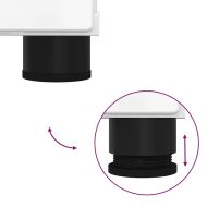 Шкаф за баня с чекмедже с врата Лъскаво бяло 30 x 35 x 80 см