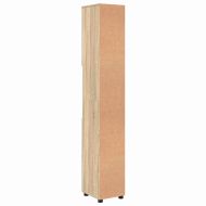 Шкаф за баня със съхранение с врата Сонома дъб 30 x 35 x 192 см