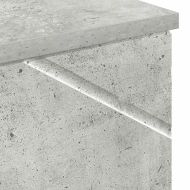 Шкаф за баня със съхранение Циментено сиво 30 x 35 x 192 см