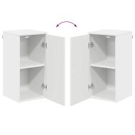 Шкаф за баня Бяло 30 x 31,5 x 61 см Инженерно дърво & Метал