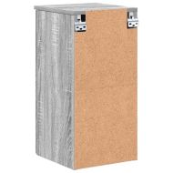 Шкаф за баня Монтиране на стена Сив Сонома 30 x 31,5 x 61 см