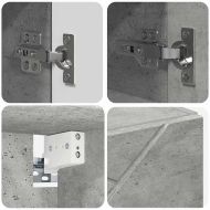 Шкаф с огледало Бетонно сиво 59 x 17 x 55 см Инженерно дърво