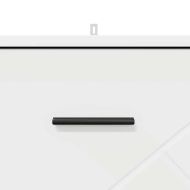 Нощен шкаф с чекмедже Бяло 38 x 38 x 66 см Инженерно дърво