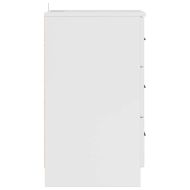 Нощен шкаф Бяло Със Силен Гланц 38 x 38 x 66 см Инженерно дърво