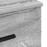 Нощен шкаф Сив сонома 38 x 38 x 66 см Инженерно дърво