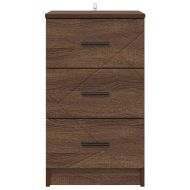 Нощен шкаф с чекмедже Кафяв дъб 38 x 38 x 66 см Инженерно дърво