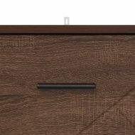 Нощен шкаф с чекмедже Кафяв дъб 38 x 38 x 66 см Инженерно дърво