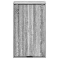 Шкаф за баня Монтиране на стена Сив Сонома 39 x 23,5 x 65 см