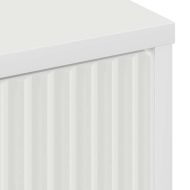 Шкаф за баня Бяло 39,5 x 36 x 88 см Инженерно дърво & Метал