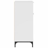 Шкаф за баня с чекмедже с врата Лъскаво бяло 39,5 x 36 x 88 см