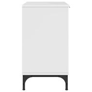 Шкаф за мивка в баня Бяло Със Силен Гланц 60.5 x 33.5 x 61 см