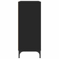 Служебен шкаф Черно 79.5 x 33 x 82 см Инженерно дърво