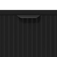Служебен шкаф Черно 79.5 x 33 x 82 см Инженерно дърво