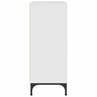 Служебен шкаф с чекмедже Бяло Със Силен Гланц 79.5 x 33 x 82 см