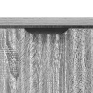 Масичка за кафе Сив сонома 90 x 49 x 46 см Инженерно дърво