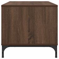 Масичка за кафе Кафяв дъб 90 x 49 x 46 см Инженерно дърво