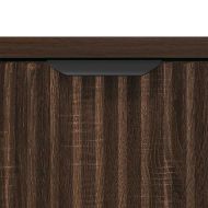 Масичка за кафе Кафяв дъб 90 x 49 x 46 см Инженерно дърво