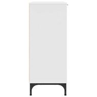 Служебен шкаф с чекмедже Бяло 89.5 x 33 x 82 см Инженерно дърво