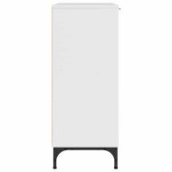 Служебен шкаф Лъскаво бяло 89,5 x 33 x 82 см Инженерно дърво