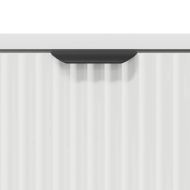 Нощно шкафче с чекмедже Бяло 63.5 x 36 x 61 см Инженерно дърво