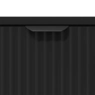 Нощно шкафче с чекмедже Черно 63.5 x 36 x 61 см Инженерно дърво