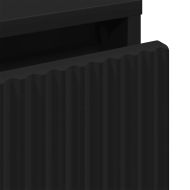 Нощно шкафче с чекмедже Черно 63.5 x 36 x 61 см Инженерно дърво