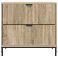 Нощно шкафче дъб сонома 63.5 x 36 x 61 см Инженерно дърво