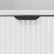 Нощно шкафче с чекмедже Бяло 49 x 36 x 61 см Инженерно дърво