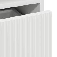 Нощно шкафче с чекмедже Бяло 49 x 36 x 61 см Инженерно дърво