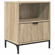 Нощно шкафче дъб сонома 49 x 36 x 61 см Инженерно дърво