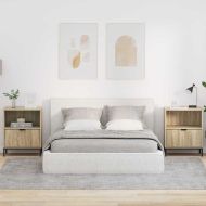 Нощни маси 2 pcs дъб сонома 49 x 36 x 61 см Инженерно дърво