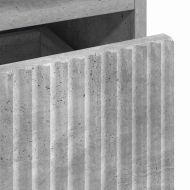 Нощно шкафче Бетонно сиво 49 x 36 x 61 см Инженерно дърво