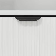 Нощно шкафче с чекмедже Бяло Със Силен Гланц 49 x 36 x 61 см