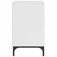 Нощни маси 2 pcs Бяло Със Силен Гланц 49 x 36 x 61 см