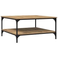 Масичка за кафе дъб артизан 80 x 80 x 40 cm Инженерно дърво