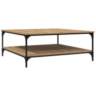 Масичка за кафе дъб артизан 100 x 100 x 40 cm Инженерно дърво