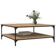 Масичка за кафе дъб артизан 100 x 100 x 40 cm Инженерно дърво